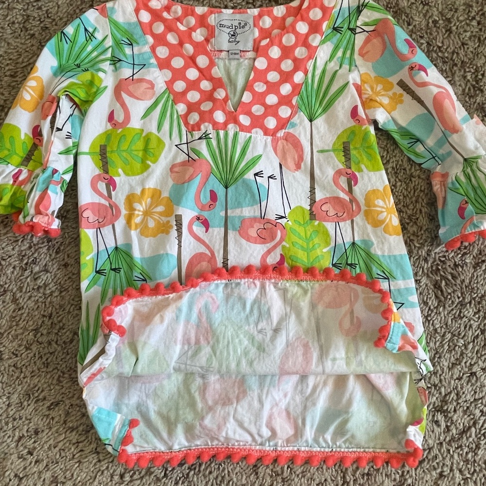 12 month toddler girls spring/summer dress bundle     |  3 pieces total - Picture 7 of 16